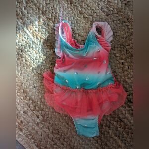 2t Swimsuit Watermelon Print